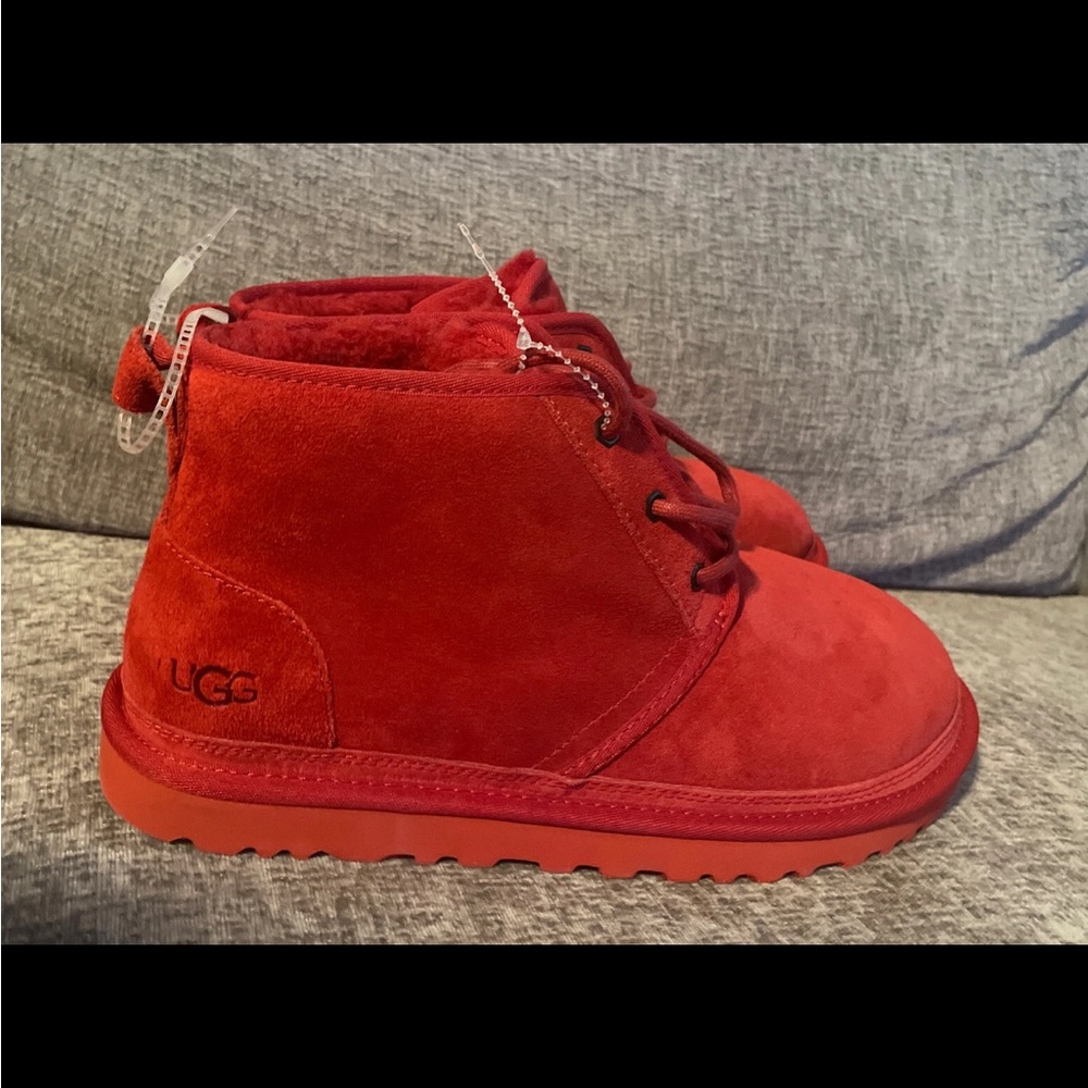 UGG mens Vibrant Red Boots size 11